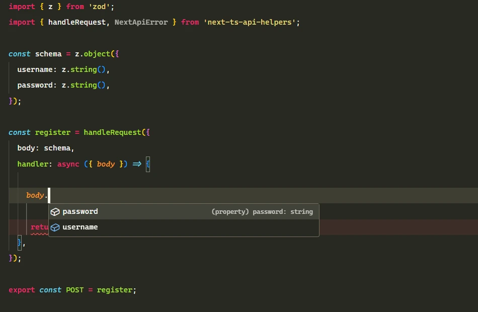 code